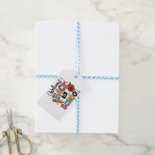 Welcome Back to School Teacher Student First Day Gift Tags
