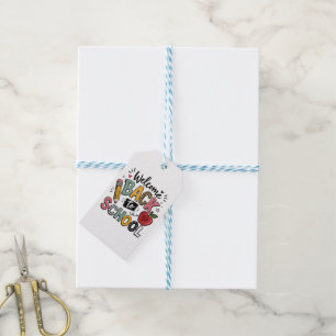 Welcome Back to School Teacher Student First Day Gift Tags
