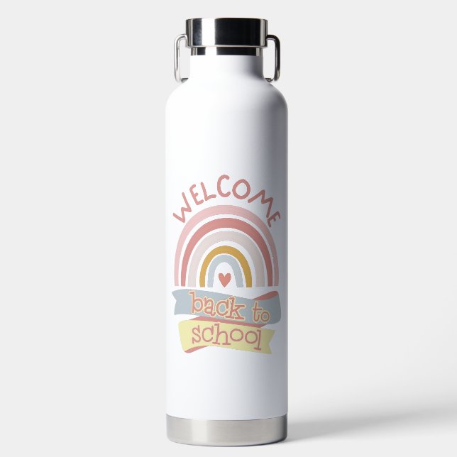 Welcome back to school Water Bottle (Front)