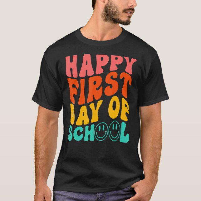 Welcome Back To Teacher First Day School First Gra T-Shirt (Front)