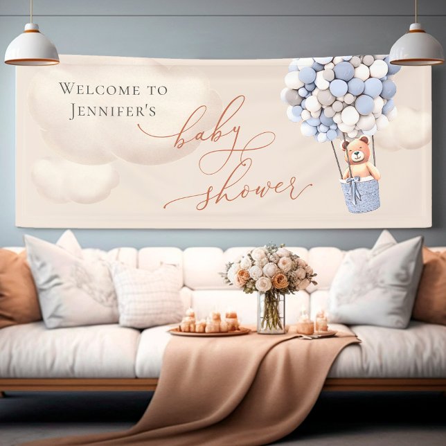 Welcome Banner Bear Baby Shower (Creator Uploaded)