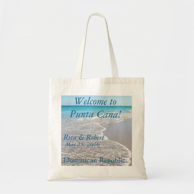 Welcome Beach Bag Bridal Party Collection (Front)