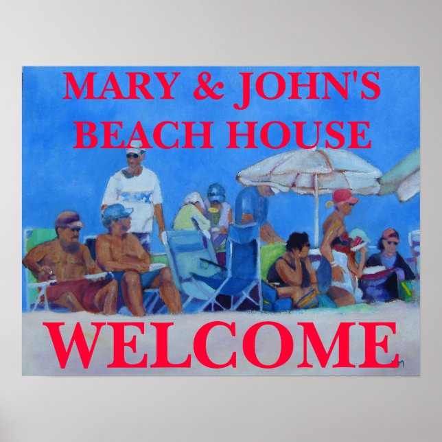 WELCOME BEACH HOUSE - POSTER (Front)
