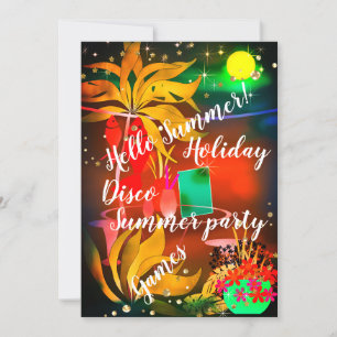 Welcome ! Beach party Invitation