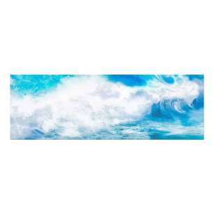 WELCOME BLUE WAVES PHOTO PRINT