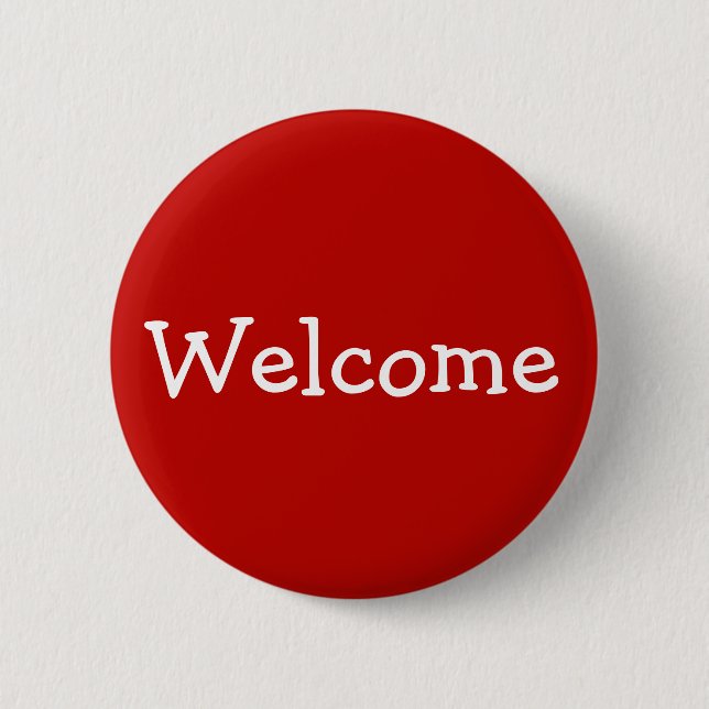 "Welcome" Button (Front)