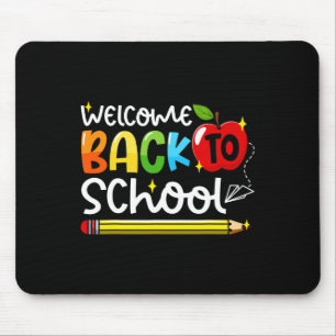 Welcome Byck To School First Day Of School Teacher Mouse Pad