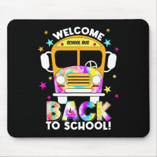 Welcome Byck To School For Bus Drivers Transportat Mouse Pad