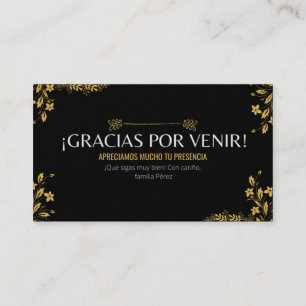 Welcome card