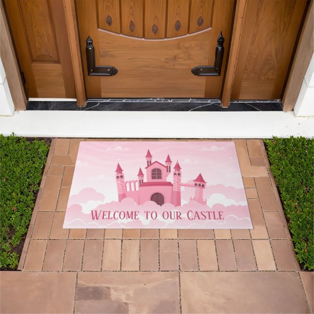 welcome castle add text doormat (Outdoor)