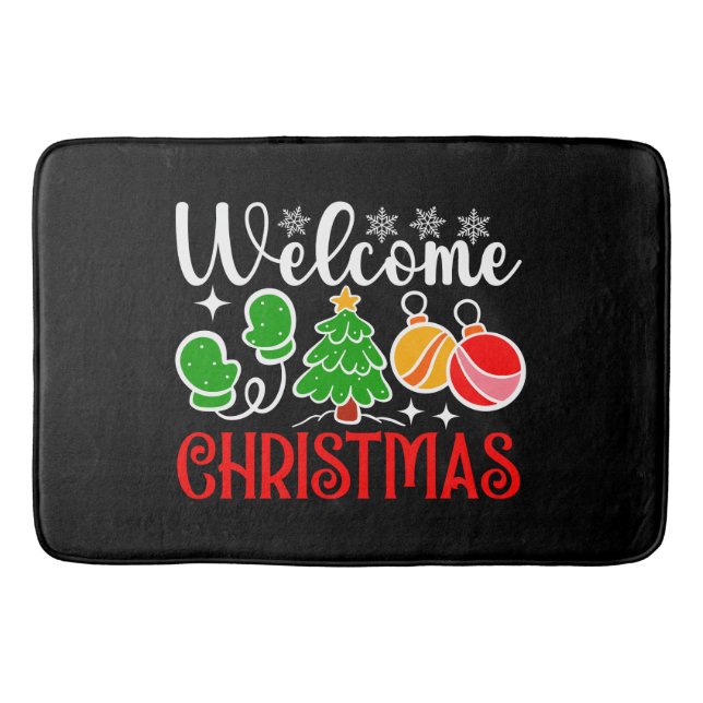 Welcome Christmas-23758  Bath Mat (Front)