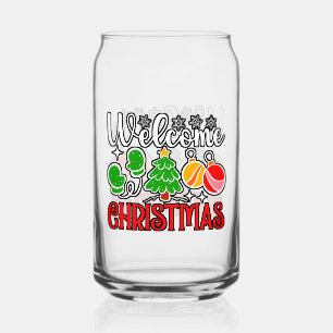 Welcome Christmas-23758 Can Glass