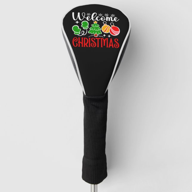 Welcome Christmas-63758 Golf Head Cover (Front)