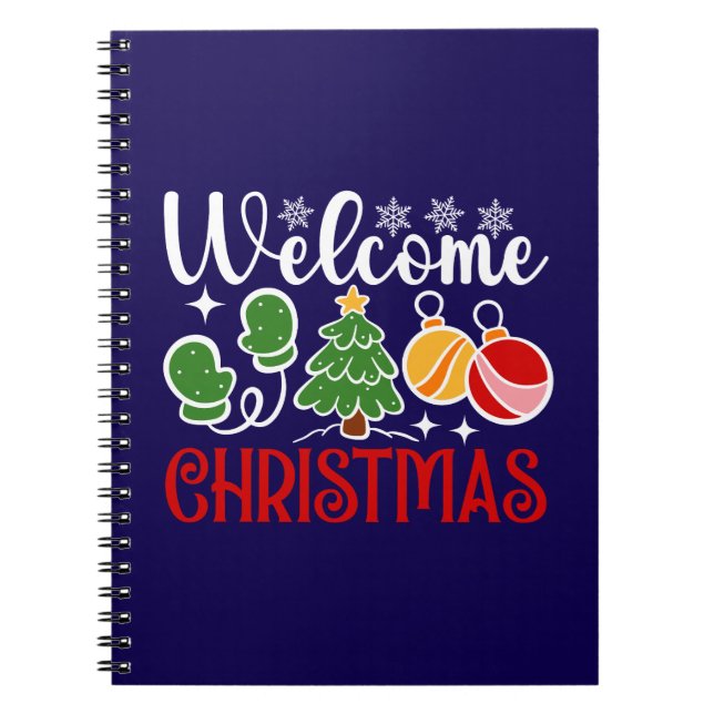 Welcome Christmas-63758 Notebook (Front)