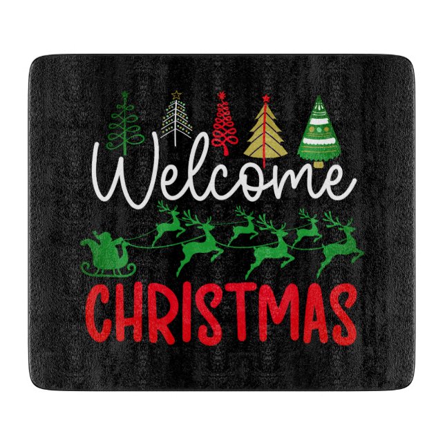 Welcome Christmas-84964 Cutting Board (Front)