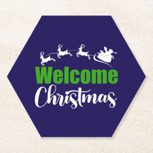 Welcome Christmas-85101 Paper Coaster