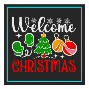 Welcome Christmas Poster