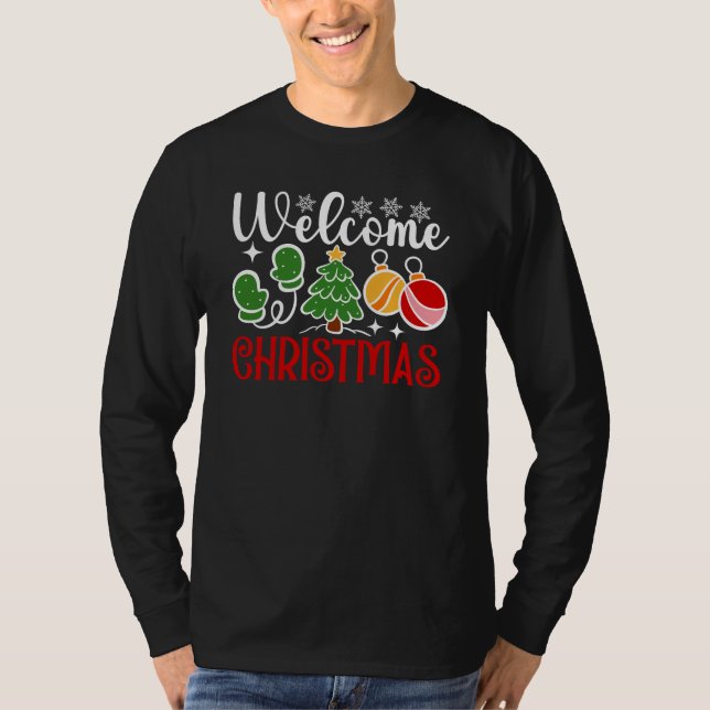 Welcome Christmas T-Shirt (Front)