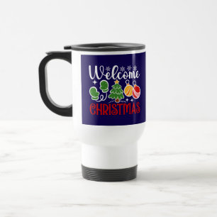 Welcome Christmas Travel Mug