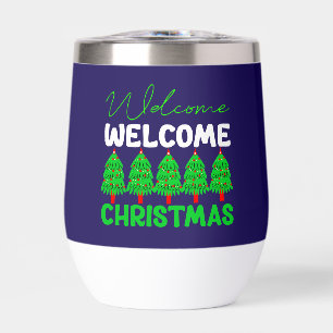 Welcome Christmas Tree Holiday Design-85600