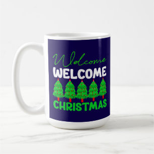 Welcome Christmas Tree Holiday Design-85600 Coffee Mug