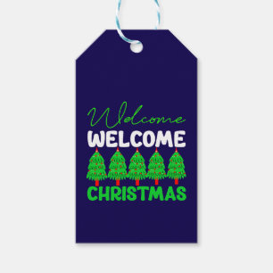 Welcome Christmas Tree Holiday Design-85600 Gift Tags