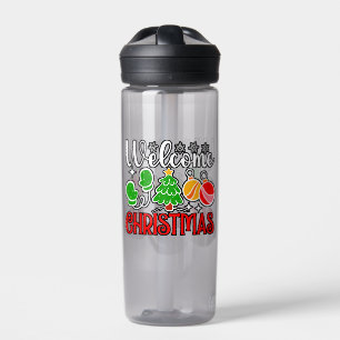 Welcome Christmas Water Bottle