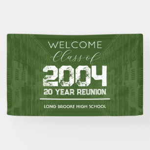 Welcome Class of 2004 20 Year High School Reunion Banner