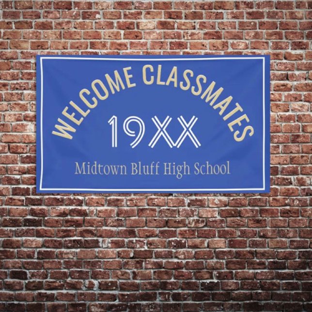 Welcome Classmates Class reunion banner (Creator Uploaded)