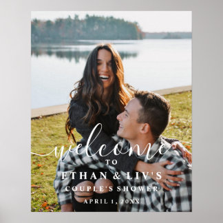 Welcome Couple's Shower Photo Digital or Poster