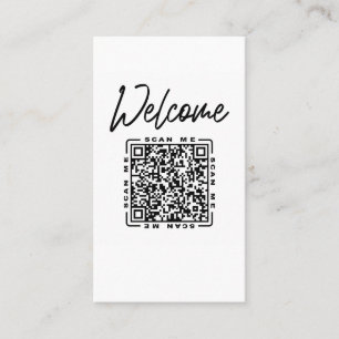 Welcome   Customisable QR code And Logo Template  Business Card