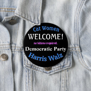 Welcome Democrat Button