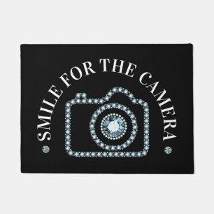 Welcome Door Mat - Smile for the Camera