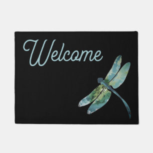 Welcome dragonfly doormat