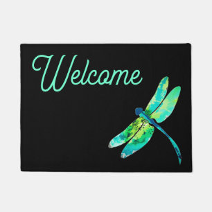 Welcome dragonfly doormat