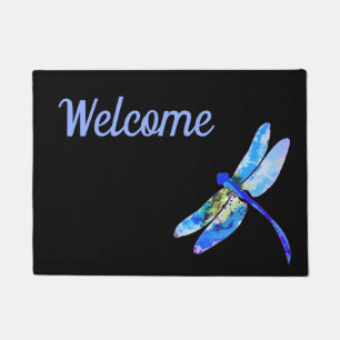 Welcome dragonfly doormat
