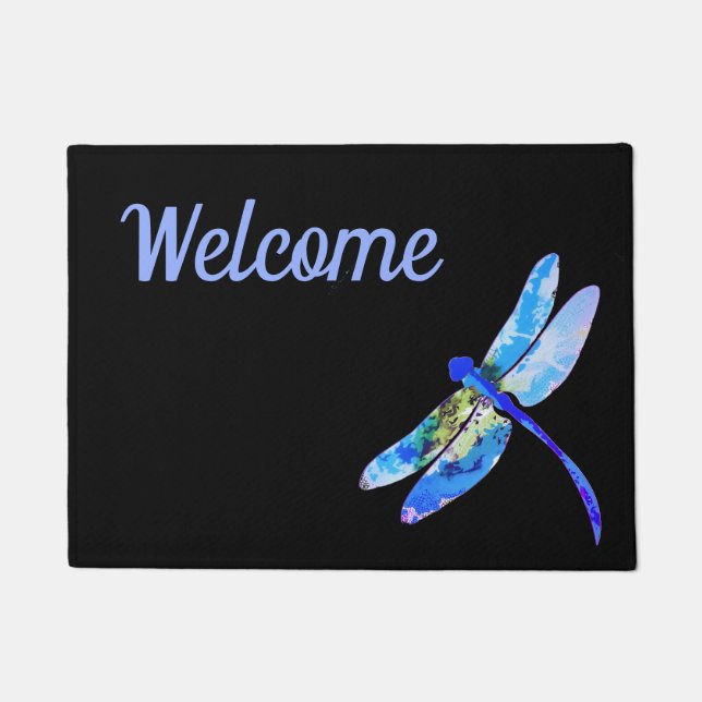 Welcome dragonfly doormat (Front)