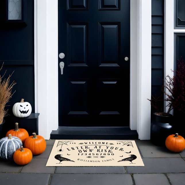 Welcome Enter At Your Own Risk Spirt Board Doormat (Welcome Enter At Your Own Risk Spirt Board Doormat)