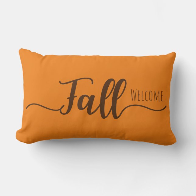 Welcome Fall Lumbar Cushion (Front)