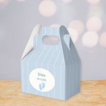 welcome favors,baby shower gathering.,blue square 
