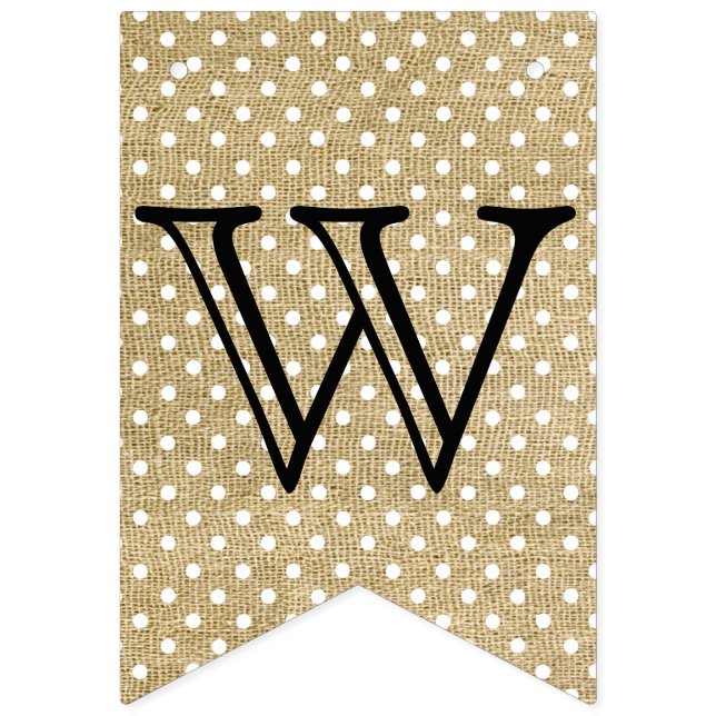 Welcome Friends with Mason Jars Bunting (First Flag)