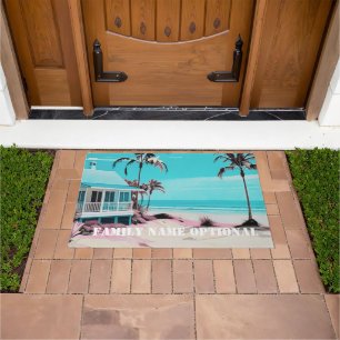 welcome front doormat outdoor rug personalize