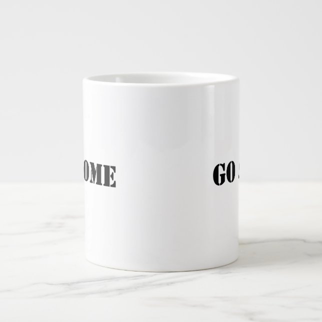 Welcome / Go Away Mug (Front)