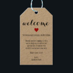 WELCOME GUESTS DESTINATION WEDDING GIFT Tag<br><div class="desc">Elevate your destination wedding with our "Welcome Guests Destination Wedding Gift Tag." These beautiful tags are designed to add a touch of sophistication and hospitality to your wedding favours. Featuring the warm message "Welcome Guests, " they create a memorable connection with your loved ones who've travelled to celebrate with you....</div>