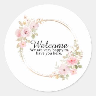 Welcome Handmade Sticker
