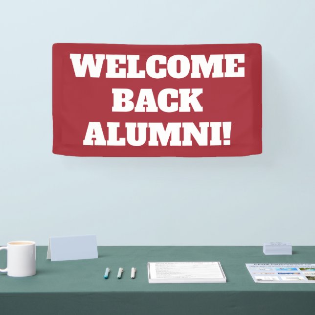 Welcome Home Alumni Banner (Tradeshow)