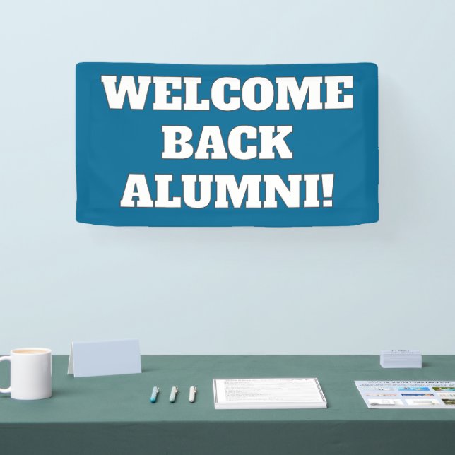 Welcome Home Alumni Banner (Tradeshow)