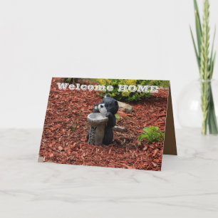 Welcome Home Bear Greeting Card!! Card