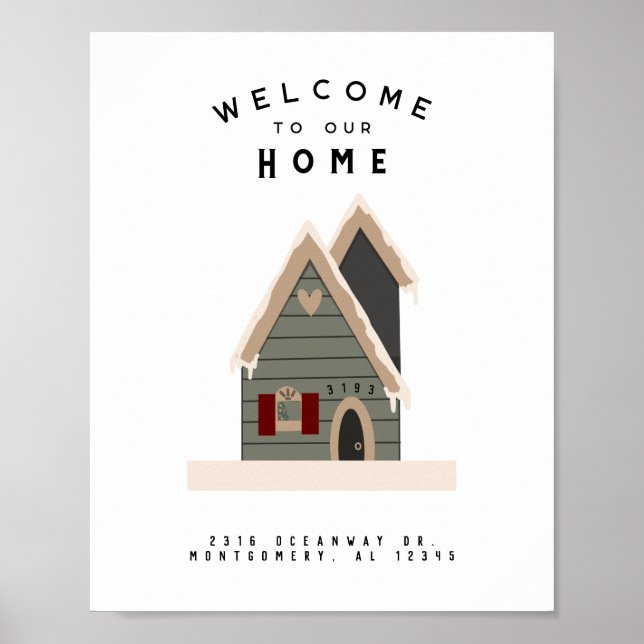 Welcome Home Custom Contemporary House  Poster (Front)