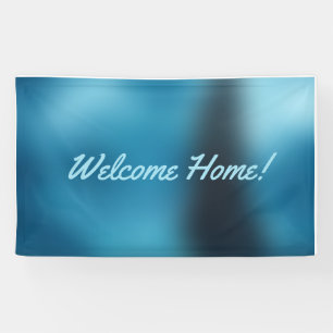 Welcome Home custom Vinyl Banner 3' x 5' Banner